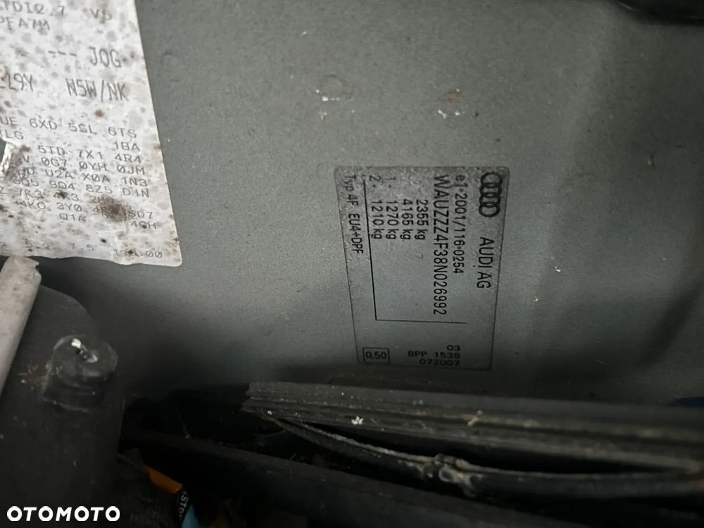 Silnik BPP 2.7TDI V6 Audi - 2