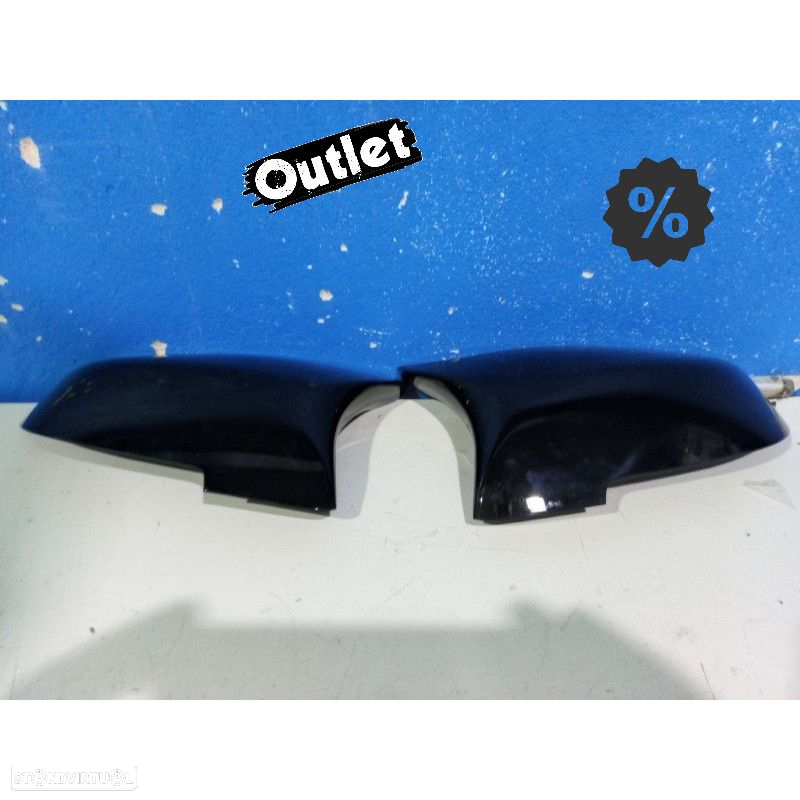 C010440C1 CAPAS DE ESPELHOS RETROVISORES BMW F10 F11 F18 LOOK M 11-13 PRETO BRIL - 6