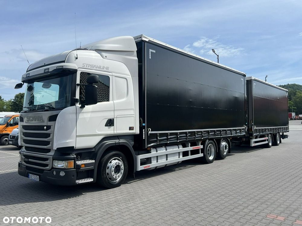 Scania R410 bez EGR Zabudowy Wecon 120m Dach Podnoszony  Zestaw Tandem - 2
