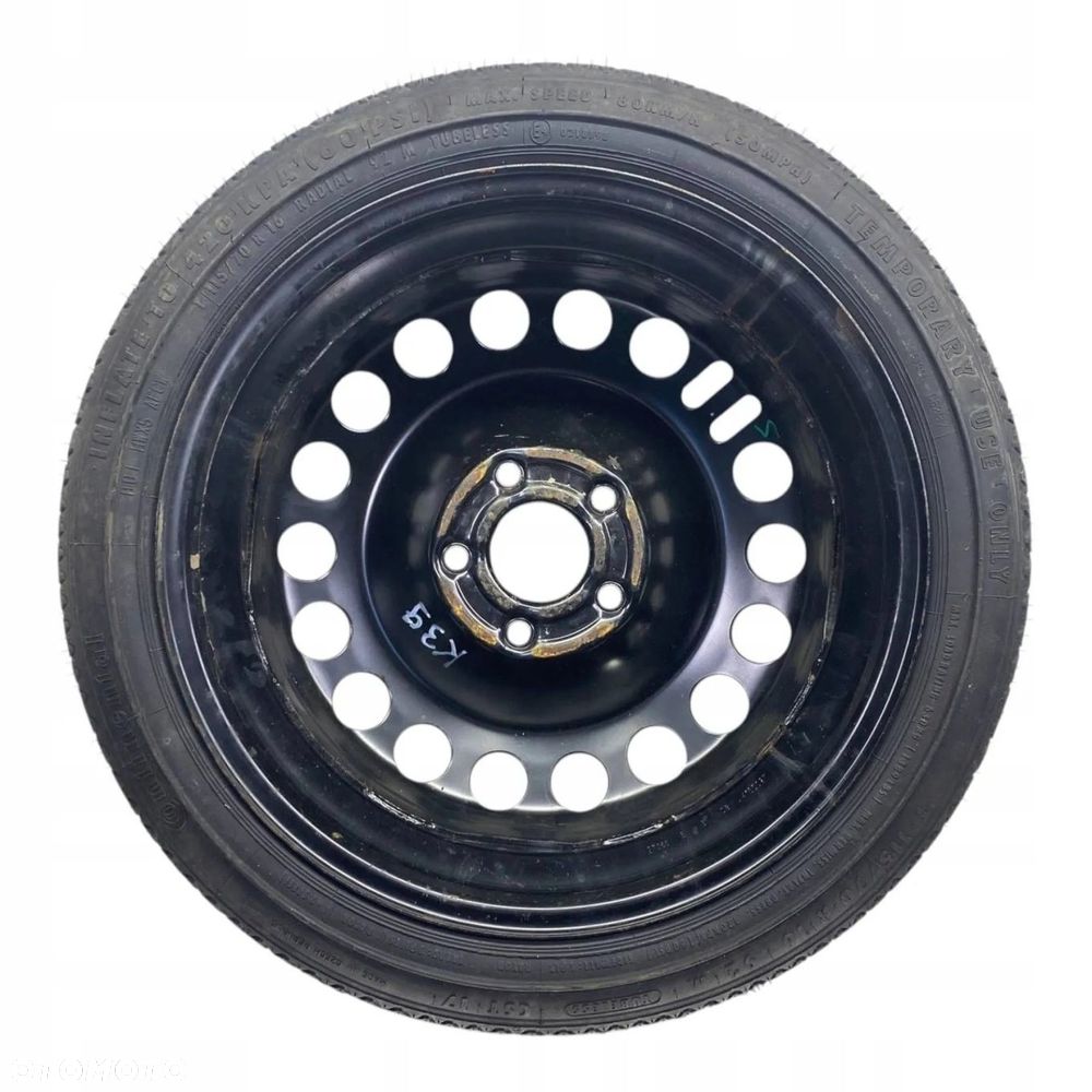 KOŁO DOJAZDOWE OPEL VECTRA C SIGNUM ASTRA H 115/70R16 5X110 2160132 - 4