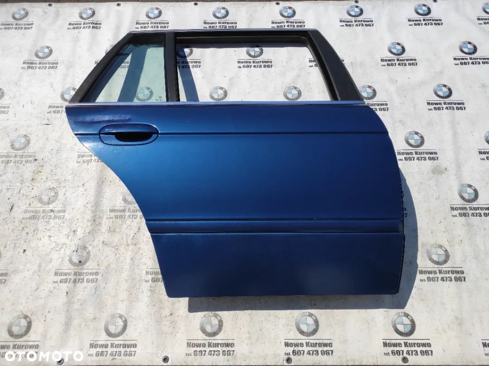 BMW E39 Kombi drzwi tylne tył prawe Topasblau metallic - 1