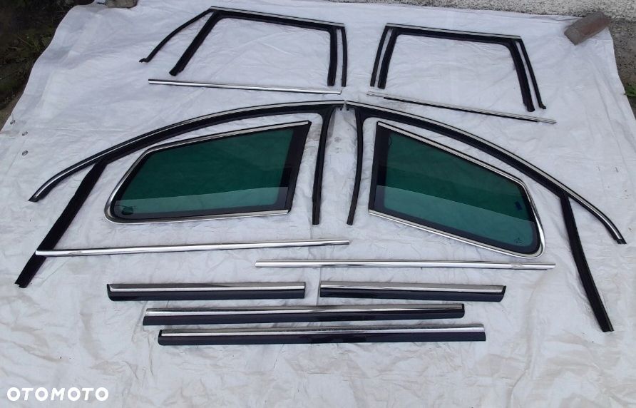 VW PASSAT B7 2011r KOMBI LC9X PAKIET CHROM SZYBA LISTWA DRZWI USZCZELKA TOP - 1