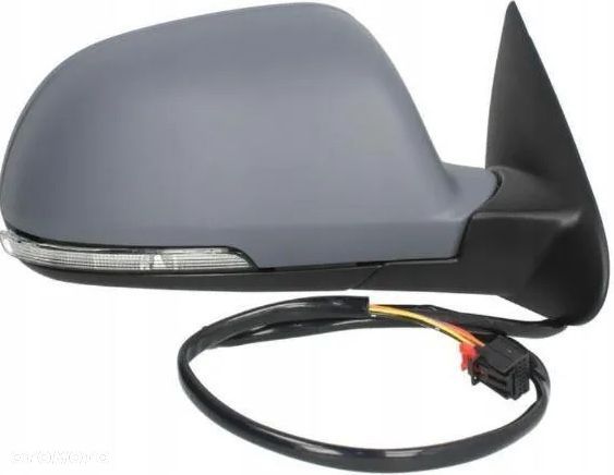 Lusterko Skoda Octavia Ii 08-12 Prawe Składane Elektrycznie Lampka Migacz - 1