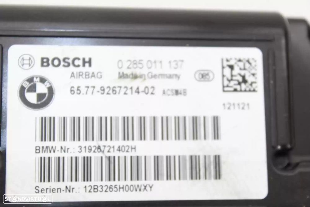CENTRALINA AIRBAG BMW 1 2012 -65779267214 - 4