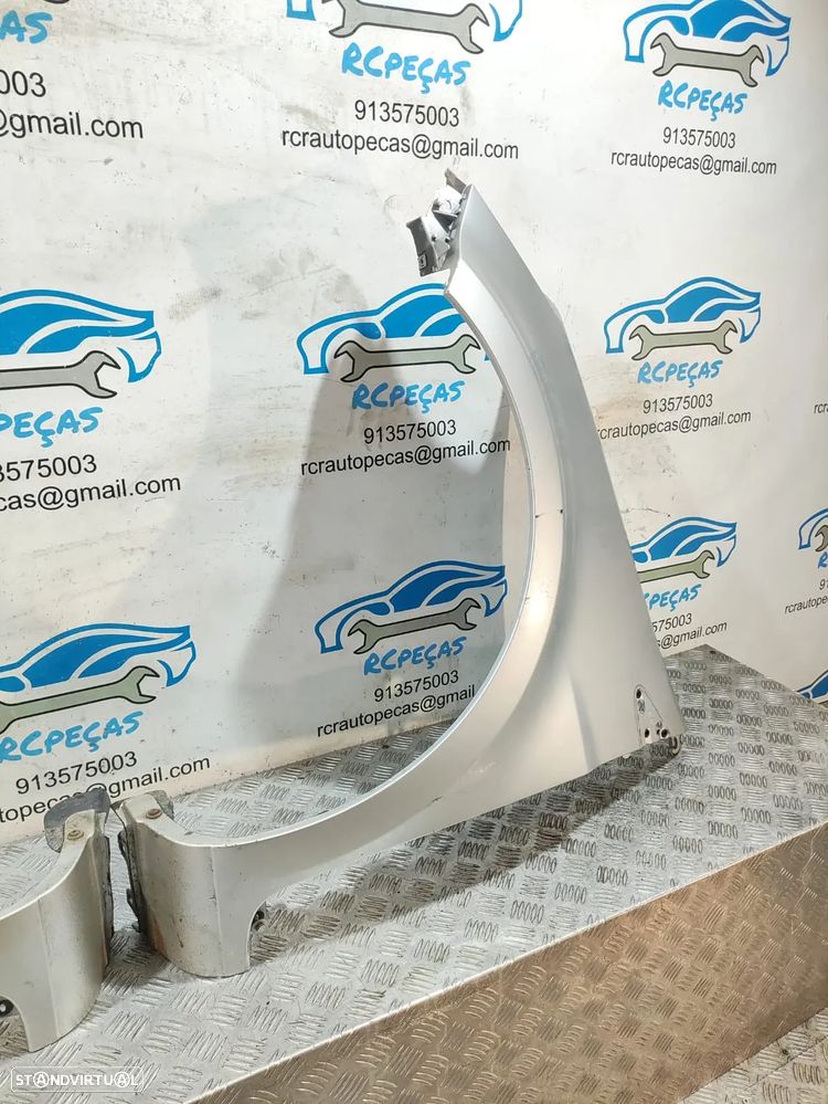 Frente Completa Renault Clio 3 Cinza - Mk3 Fase 2 - Parachoques | Farol | Simbolo | Guarda Lamas | Capo | Capot | Parachoque | Frontal | Guarda Lama | Farol | Radiador | Ventilador | Fibra - 24