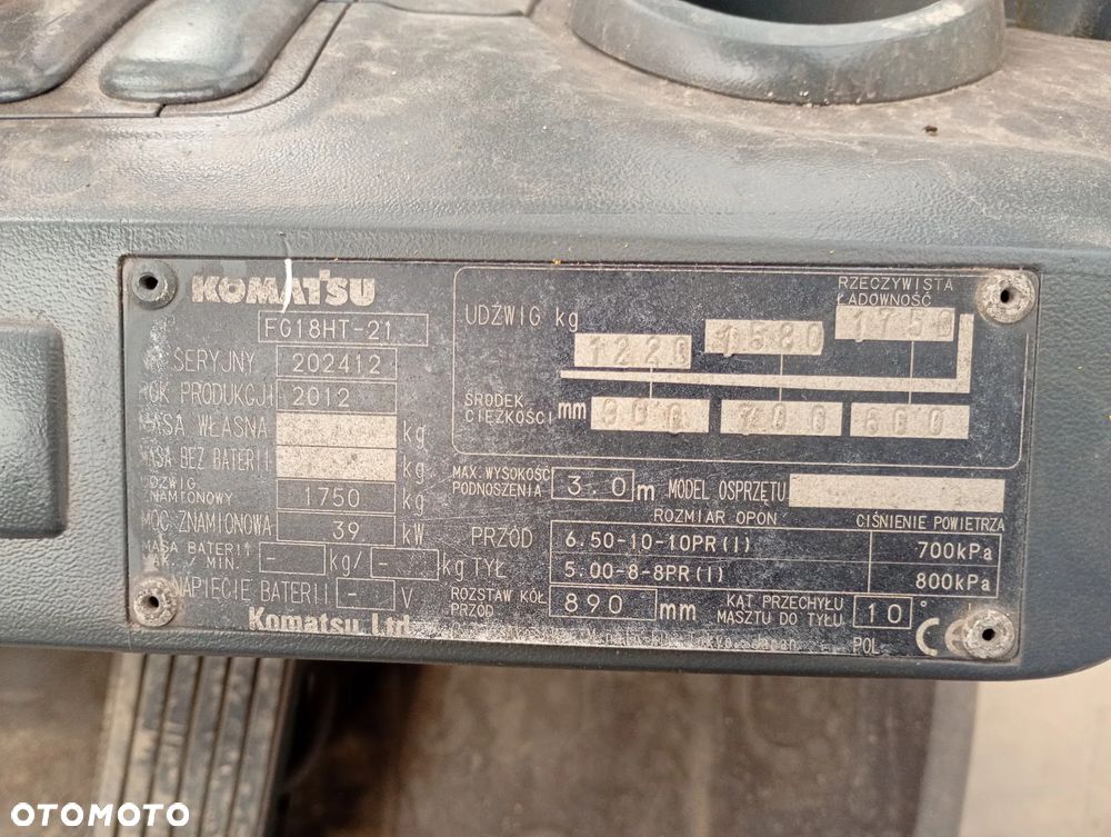 Komatsu FG 18HT-21 - 2
