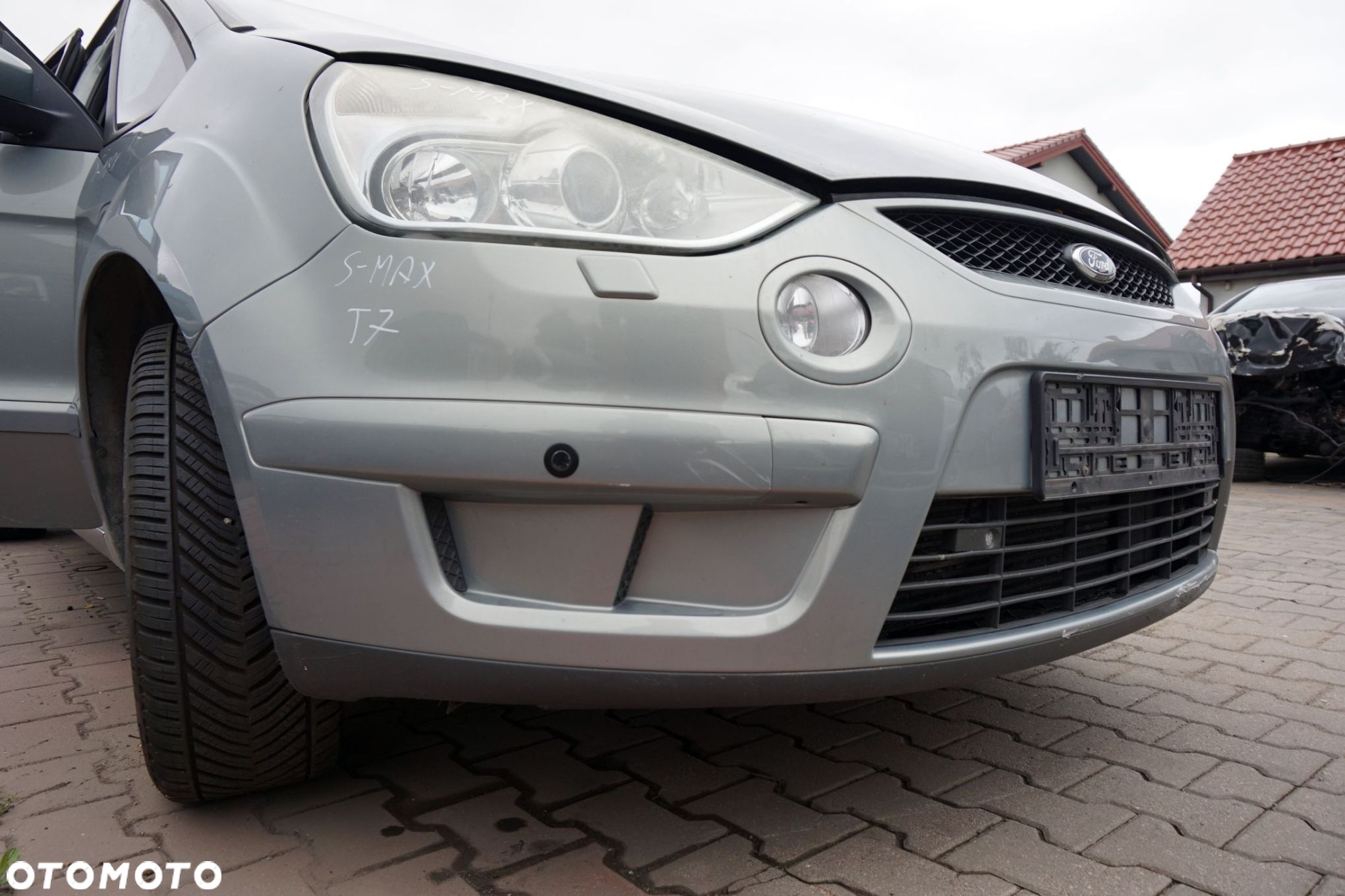 MASKA ZDERZAK BŁOTNIKI LAMPY S-MAX I MK1 T7 XENON EU FORD 2006-2010 SZARY THUNDER PRZÓD KOMPLETNY - 10