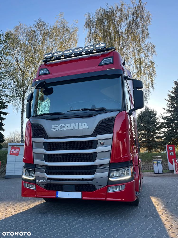 Scania R450//BOGATA WERSJA//RETARDER//KLIMA//NAWIGACJA//RADAR//FULL LED//HYDRAULIKA//PRZÓD/TYŁ NA PODUSZKACH - 7