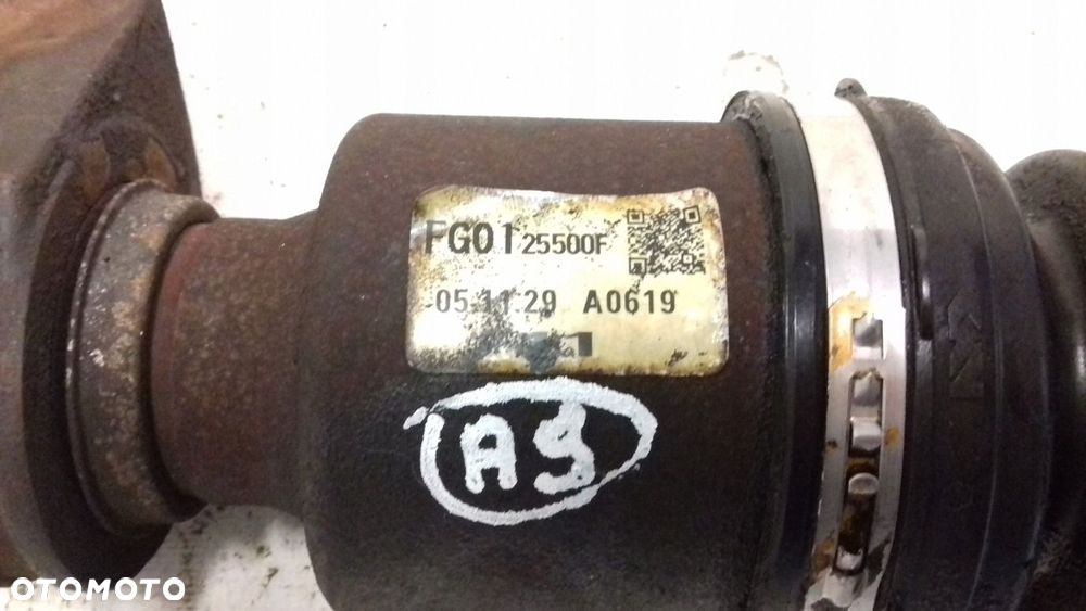 PÓŁOŚ PRAWA DŁUGA FG012550F MAZDA 3 BK 1.6 03- - 2