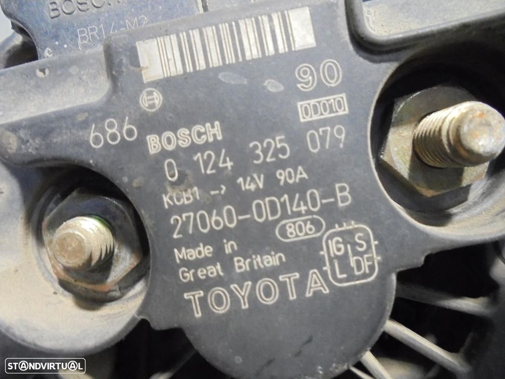 ALTERNADOR TOYOTA COROLLA 2006 - 4
