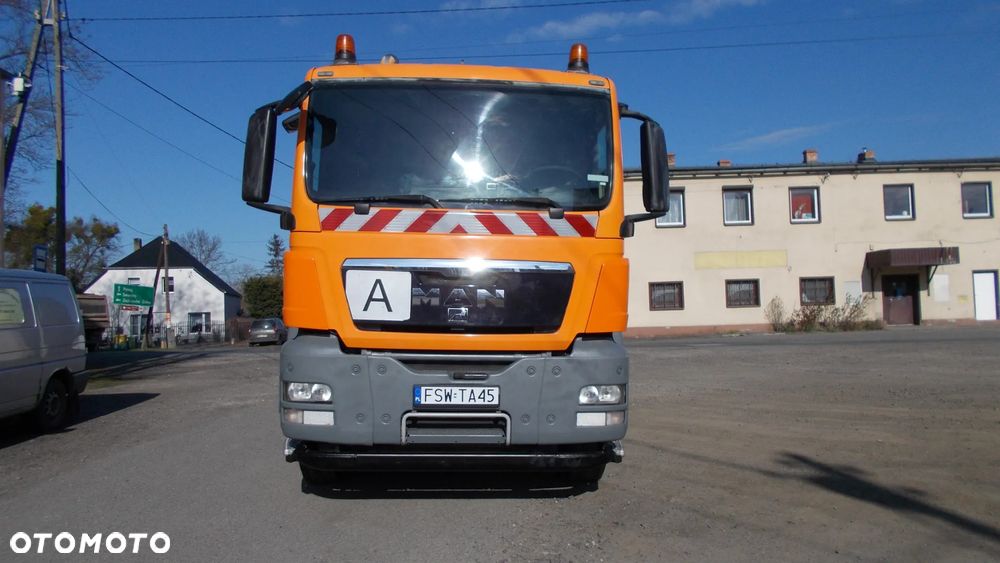 MAN TGS BECZKA ASENIZACJA, KRÓTKI ROZSTAW 410cm, EURO-5, 3-y OSIOWY, OŚ SKRĘTNA, 6x2 - 16