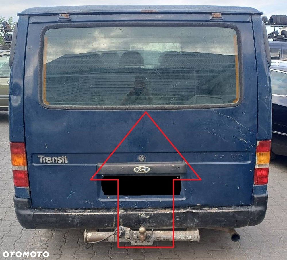 SZYBA TYŁ KLAPY BAGAŻNIKA FORD TRANSIT IV LIFT ID: 237865 - 10