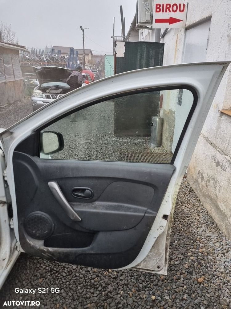 Usa Dreapta Fata Dacia Dacia Logan II MCV 2013 - 2016 SUV 4 Usi Blanc Glacier DV369 (1422) - 4