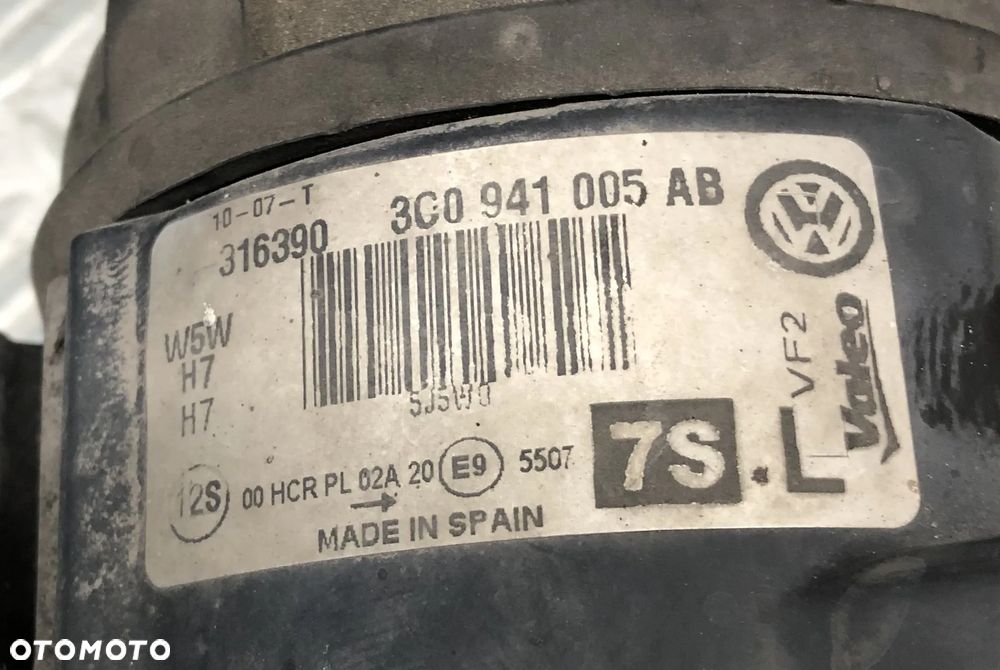 VW PASSAT B6 LAMPY PRAWY PRZÓD I LEWY PRZÓD - 4