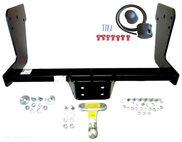 Hak Holowniczy Steinhof +Wiązka Iveco Daily 50C13 Unijet 35C13 od 1999-2014 BEZ CIĘCIA ZDERZAKA