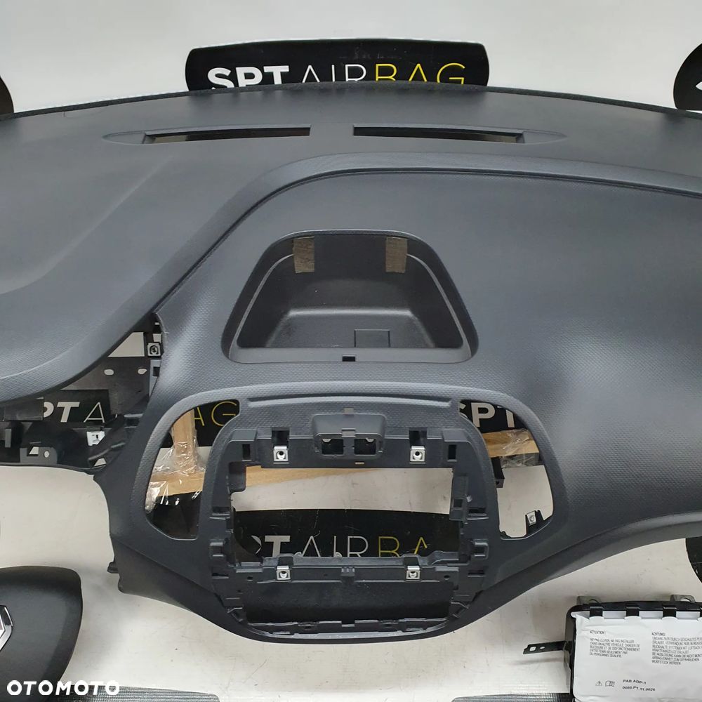 RENAULT CAPTUR I FAZA I DESKA ROZDZIELCZA KONSOLA KOKPIT PULPIT PODUSZKI AIRBAG AIR BAG PASY KIT SET - 3