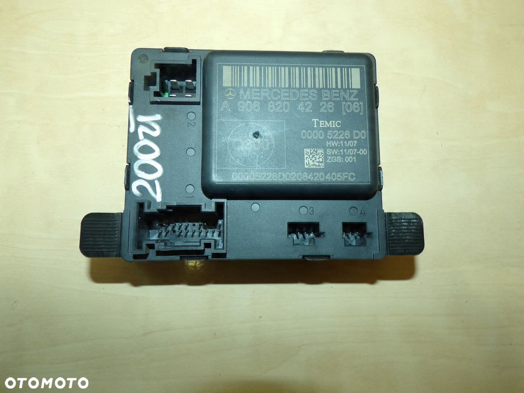 VW CRAFTER SPRINTER 906 06- MODUŁ SENSOR STEROWNIK DRZWI PRZÓD 9068204226 - 2