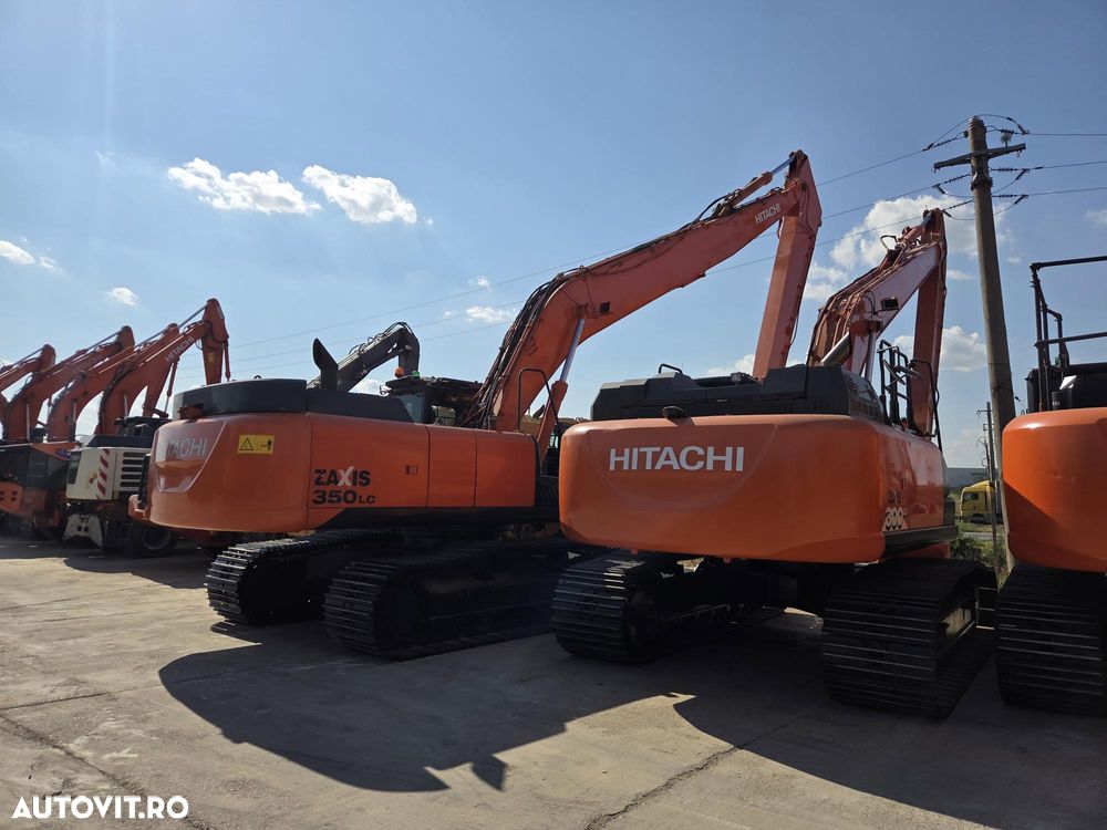 Hitachi ZX350LC, 8.053h, 40 tone, lung brate 20m, ad sapare 18m, cupa 1mc, contragreutate, senile late, consum mediu 25l/h, AC, protectie cabina, 3 pompe hidr Hitachi, revizie hidr efectuata, PROMOTIE 109.900 EUR+Tva - 40