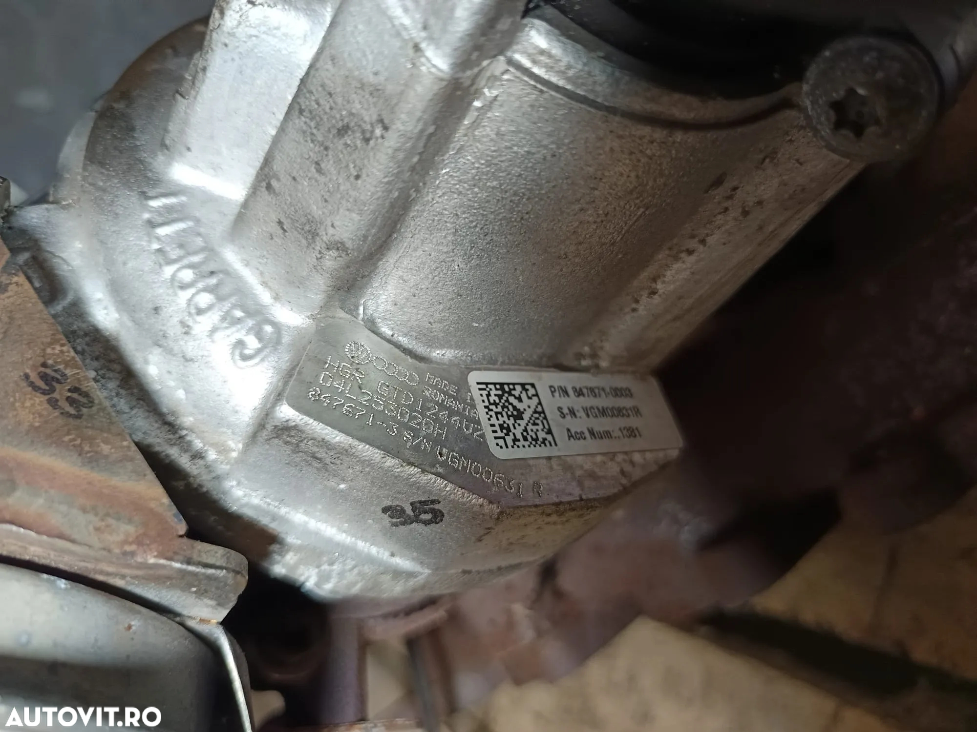Turbina Volkswagen Golf 7 1.6 TDI 95CP Cod: 04L253020H - 3