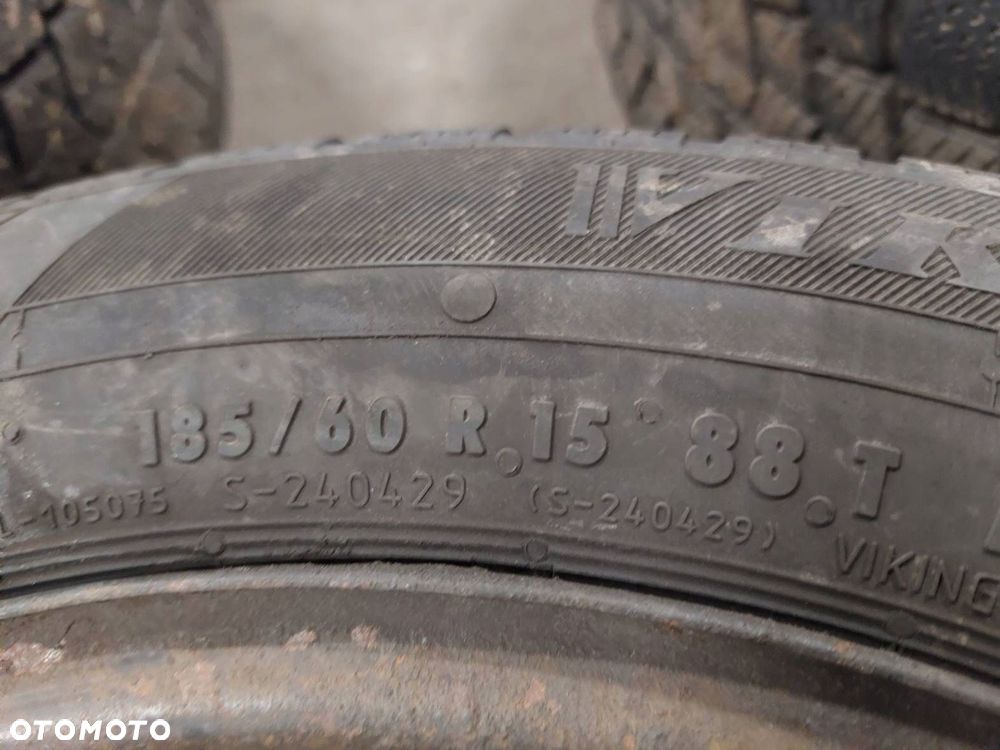 KOŁA ZIMOWE 4 SZT 4x100 6Jx15 ET43 FI56,6 185/60R15 19R VIKING WINTECH - 4