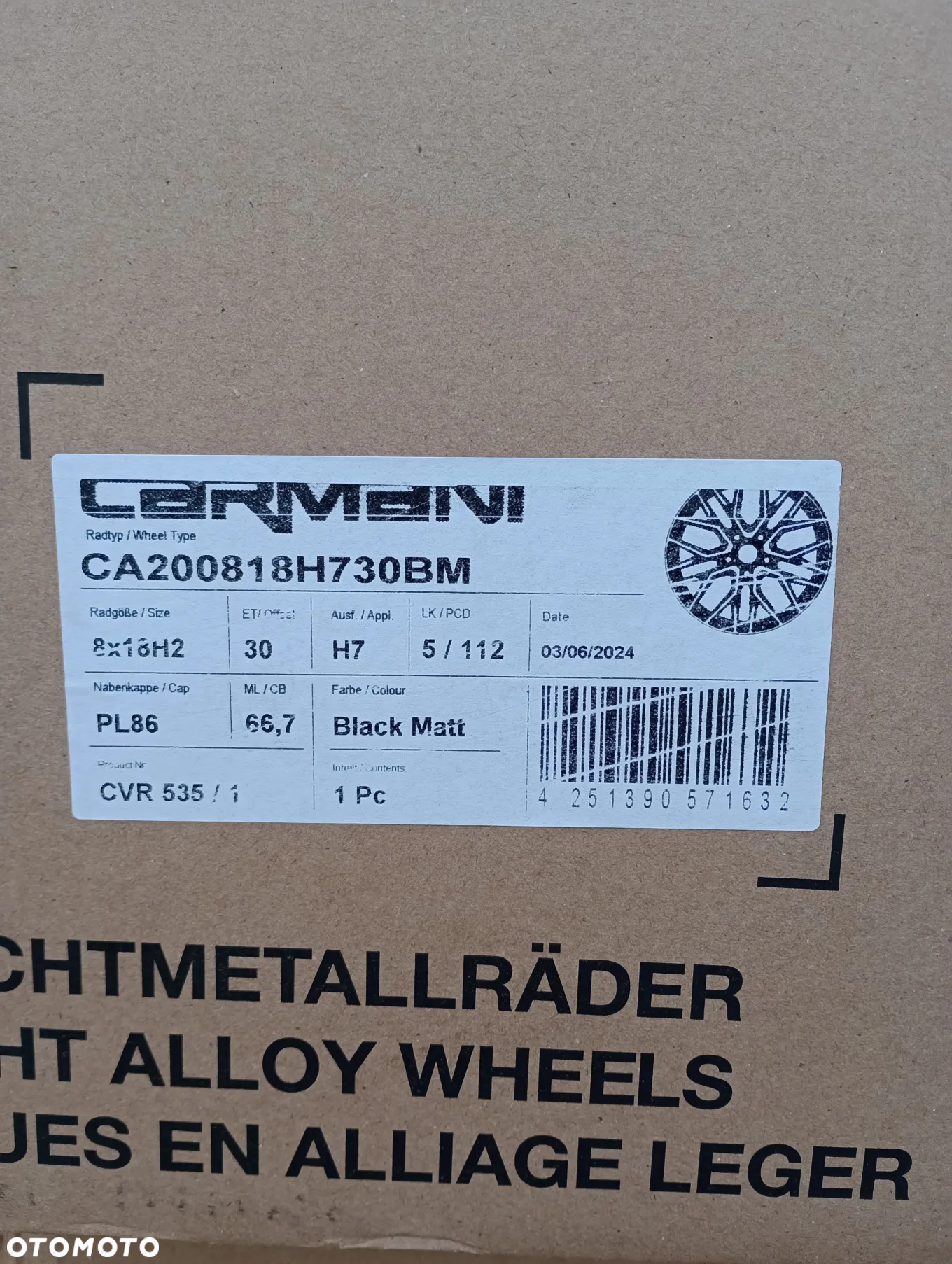 FELGI ALUMINIOWE 5x112 R18 8J ET30 MERCEDES CLA CLC CLE CLK CLS GLA GLC KLASA C E GLK S MAYBACH SL SLC SLK - 9