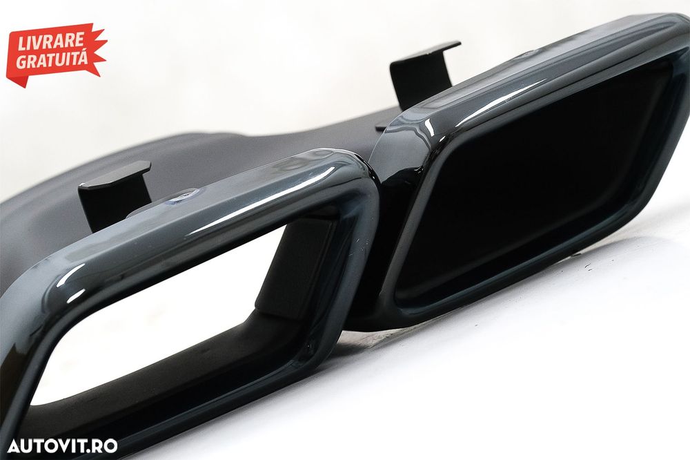 Ornamente Bara Spate Flapsuri Mercedes C Class W205 (2014-2020) Carbon Film- livrare gratuita - 11