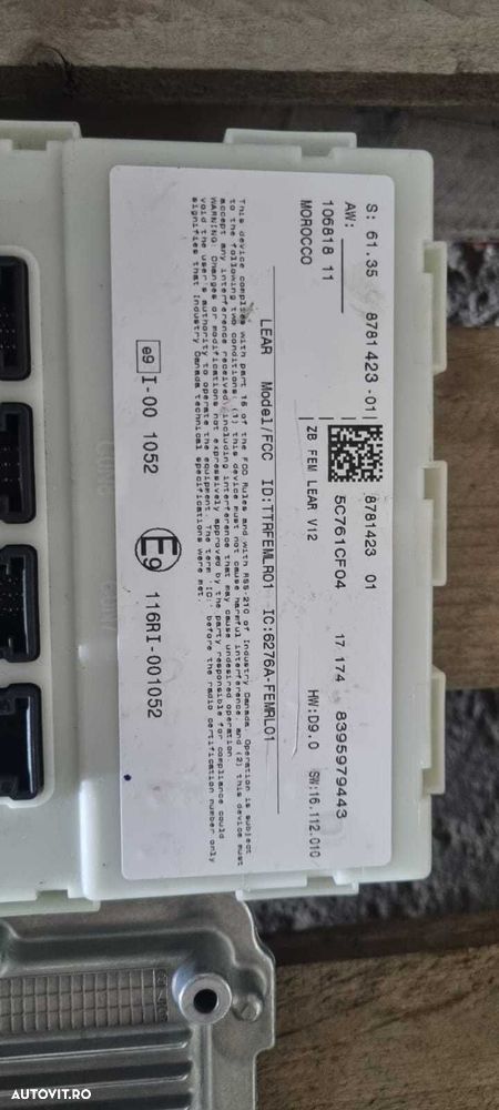 Kit pornire ecu calculator BMW F30 facelift 320xd 190 cp automata - 2