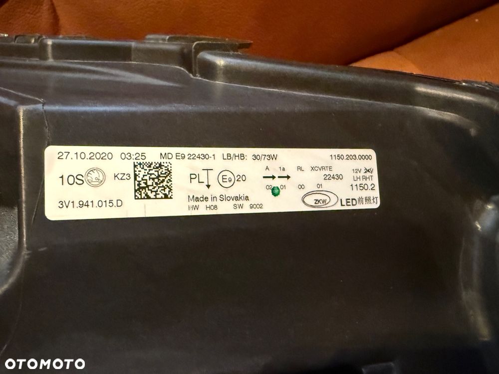 Skoda Superb 3V1 lift 3V1941015D full led przód przedni LEWY kompletny 3V1.941.015.D - 19