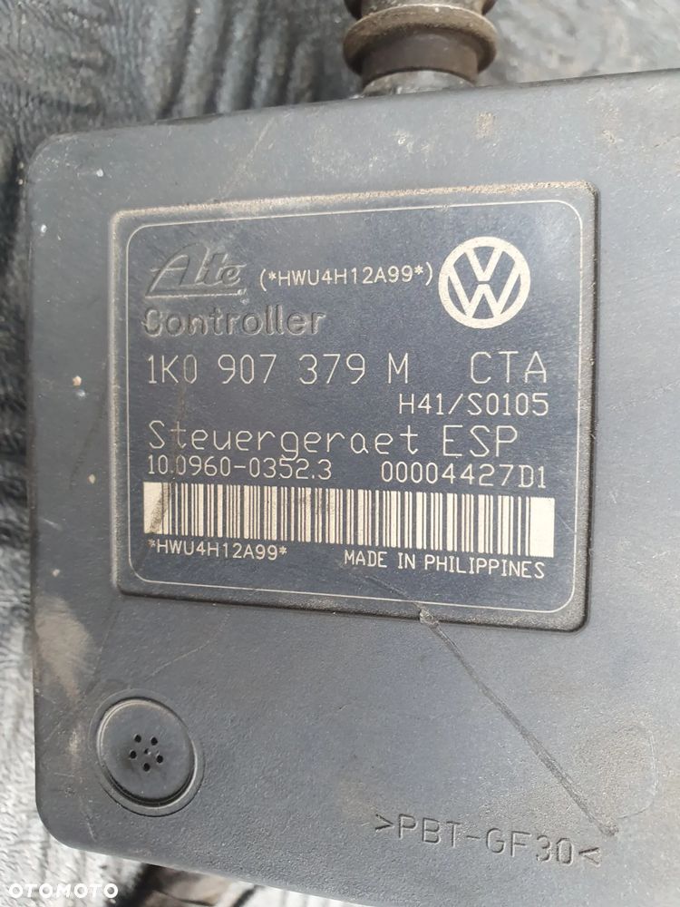 VW GOLF VI PLUS POMPA STEROWNIK ABS ESP 1K0907379M 1K0614517K AUDI A3 8P - 3
