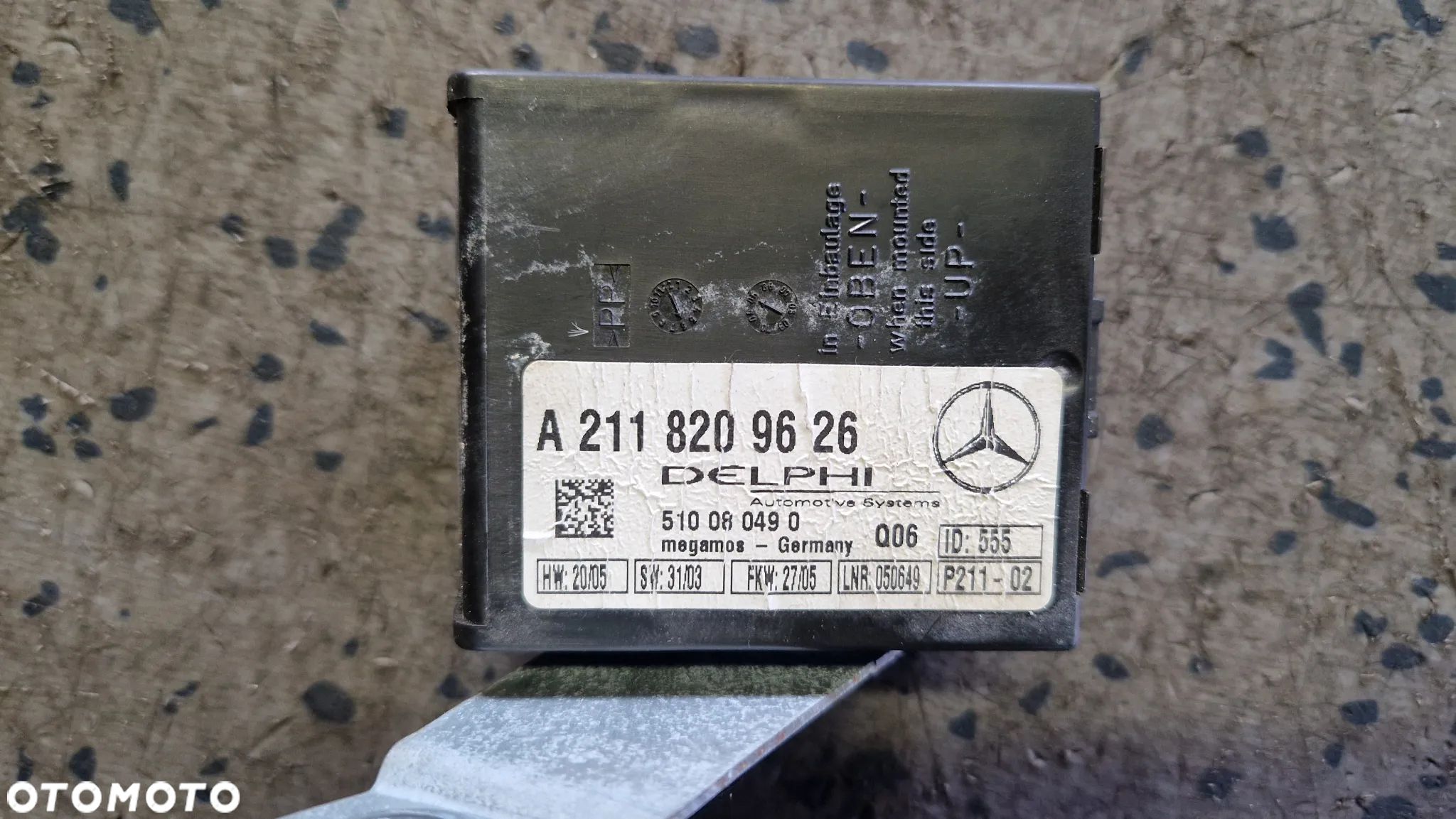 MERCEDES W211 MODUŁ ALARMU A2118209626 - 1