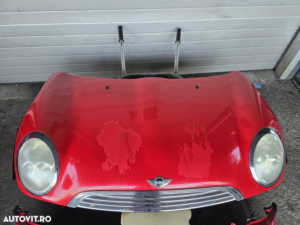 Capota Completa Mini Cooper R50 / R53 (2001 - 2006) – Cu Faruri si Grila Culare Rosu - 1