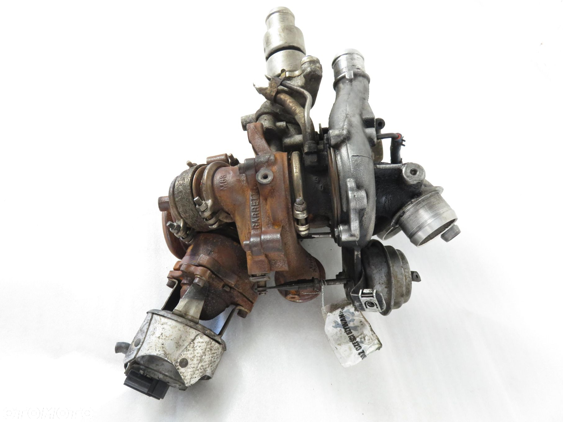 TURBOSPRĘŻARKA BITURBO PEUGEOT 407 2.2 HDi 9681885680 GT14462 GT12382 - 2