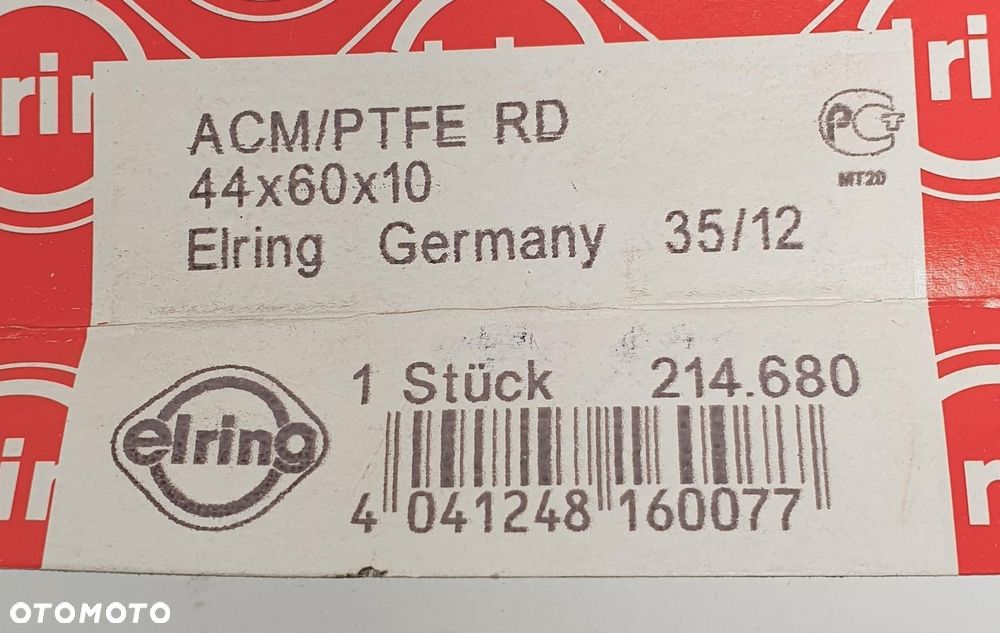 USZCZELNIACZ WAŁU KORBOWEGO BMW 3 E46 E34 E36 1.6 - 4