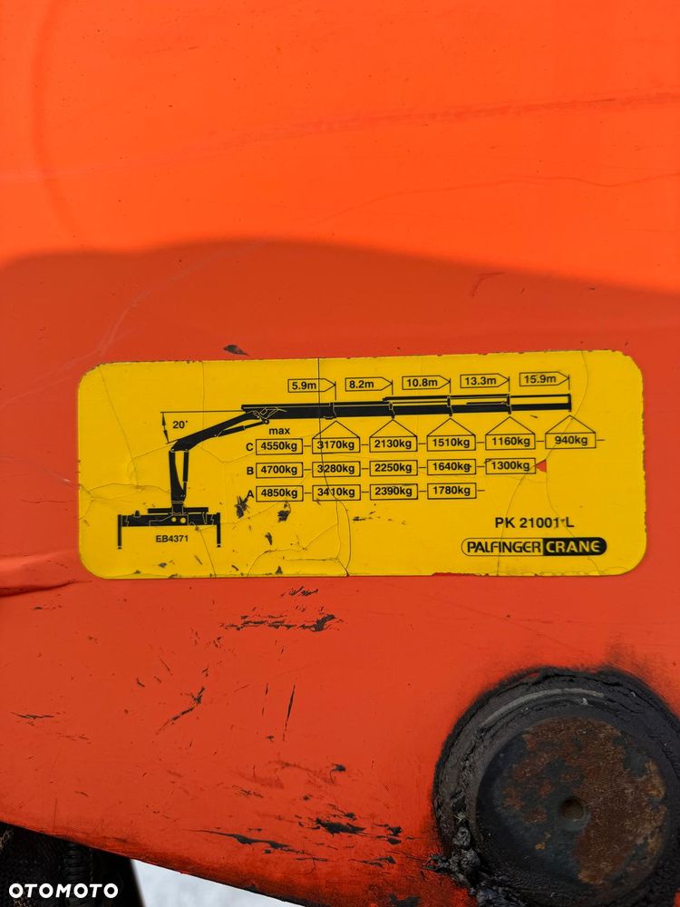 Mercedes-Benz ACTROS 2544 Kran Palfinger PK 21001L - 12