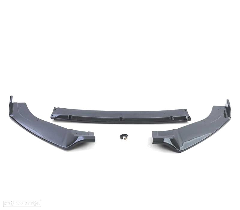 SPOILER LIP FRONTAL VOLKSWAGEN VW GOLF MK7 GTI 12-20 PRETO BRILHANTE - 4