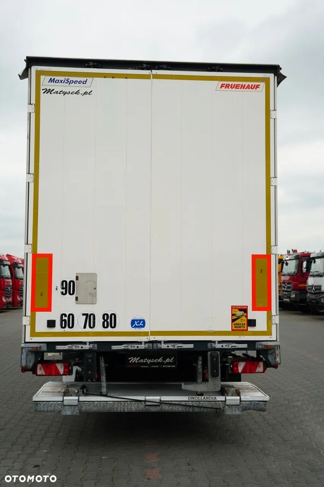 Fruehauf / FIRANKA / STANDARD / WINDA 2 000 kg / MOCNA PODŁOGA SZYNA DESKA / OSIE SAF - 12