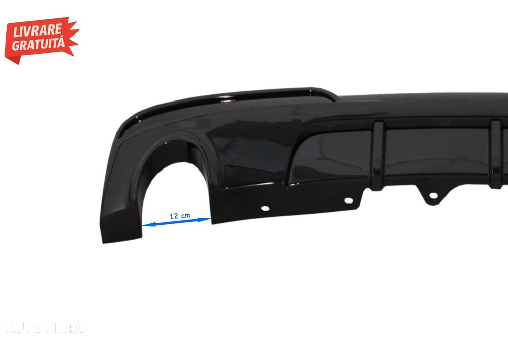 Difuzor de aer cu evacuare dubla BMW F10 F11 Seria 5 Non-LCI LCI (2011-2017) M-Tec- livrare gratuita - 2