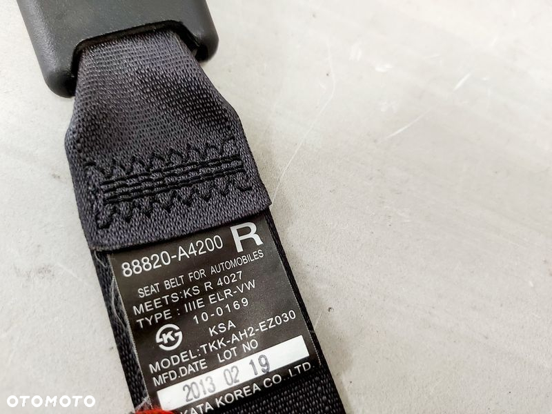 KIA CARENS 4 IV PAS BEZPIECZEŃSTWA PRAWY PRZÓD PRZEDNI UK 88820-A4200 - 13