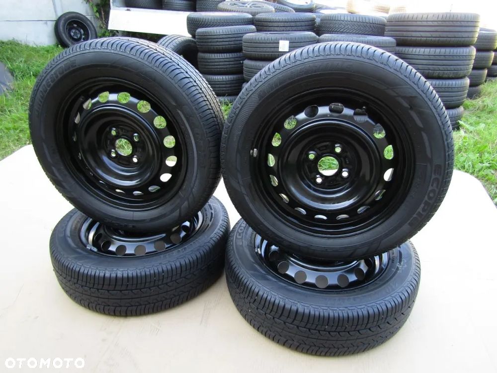 4x Felgi Koła 15 Toyota Yaris III IQ ET39 + Opony 175/65 15 Bridgestone - 1