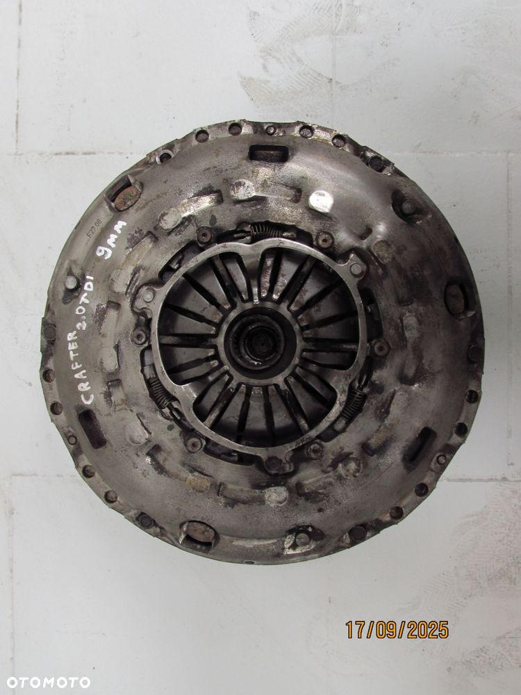 VW CRAFTER 2.0 TDI 11-18 SPRZEGLO KOLO DWUMASOWE 03L105266BF TARCZA 9 mm DOCISK 03L141031T - 3