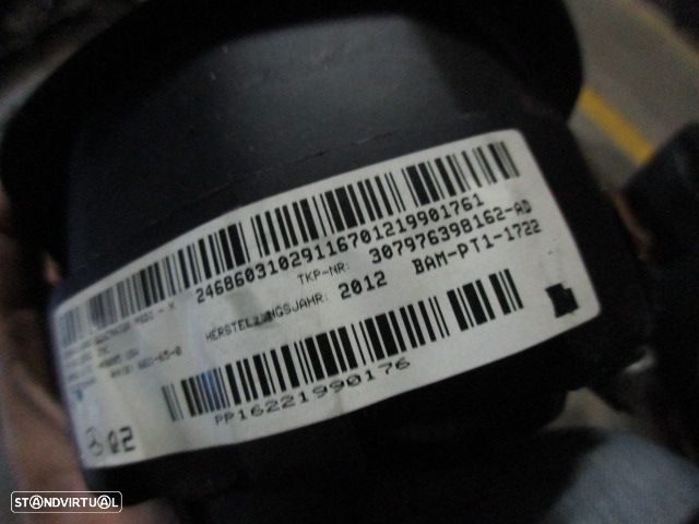 Kit Airbags 307976398162AD 306259010 305669599AR 2058608701 A2049012704 34074000F 34074002F MERCEDES C S204 W204 FASE 2  2012 200CDI 136CV 5P PRETO PRETO - 5