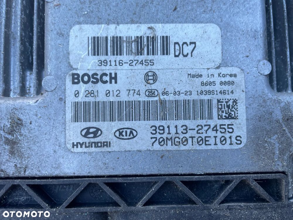 KIA MAGENTIS II KOMPUTER STEROWNIK SILNIKA 2.0 CRDI 39113-27455 - 2