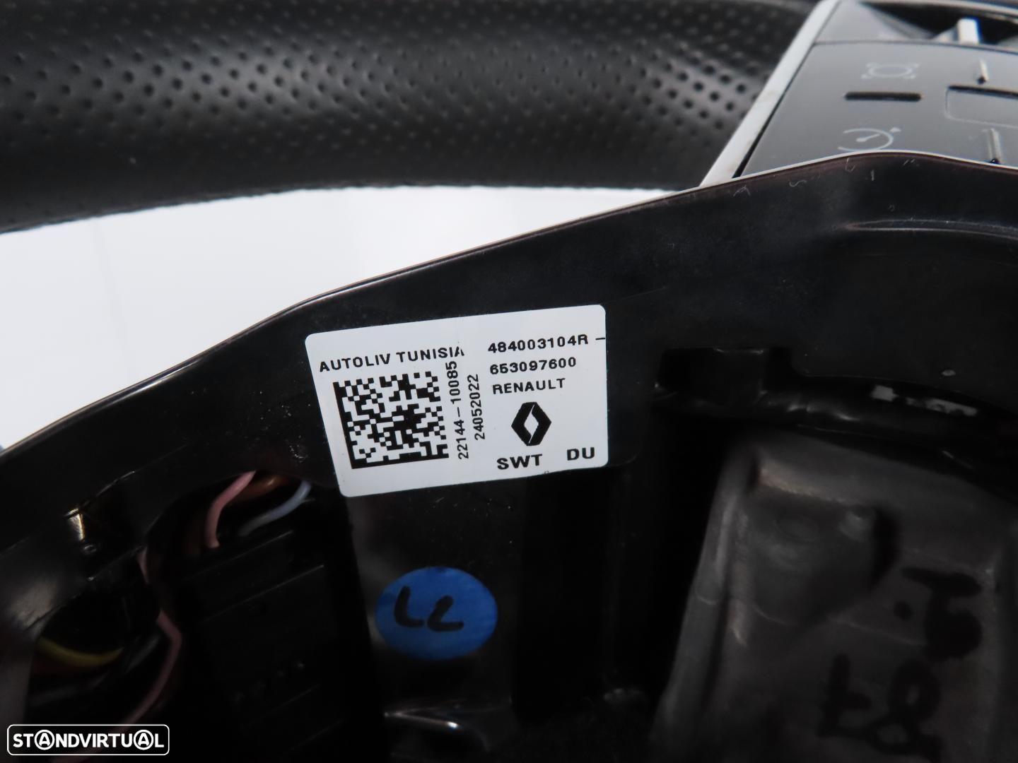 Volante em Pele com Multifunções e Patilhas Usado / Original RENAULT MEGANE V (R... - 10