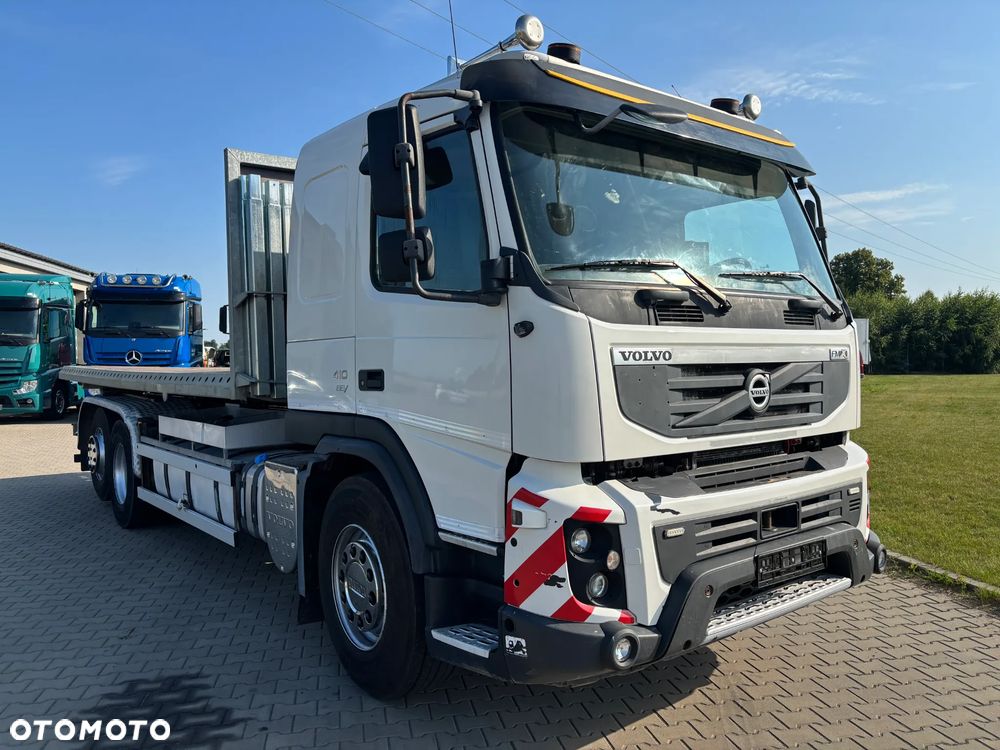 Volvo FMX 6x2R hakowiec MEILLER RK2067 udzwig 20000kg , z platformą do przewozu maszyn , pojazdów lub ładunków, - 29