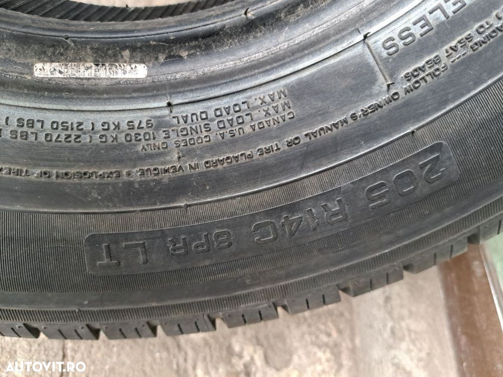 2 anvelope 205 R14 C GT Radial profil 8mm - 6