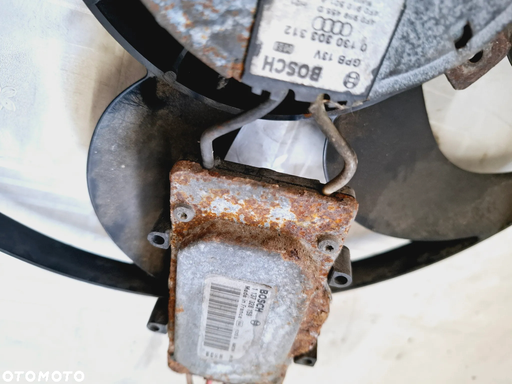 Wentylator Moduł Sterownik Chłodnicy Silnika 4F0959455D 1137328159 Audi A6 C6 - 7