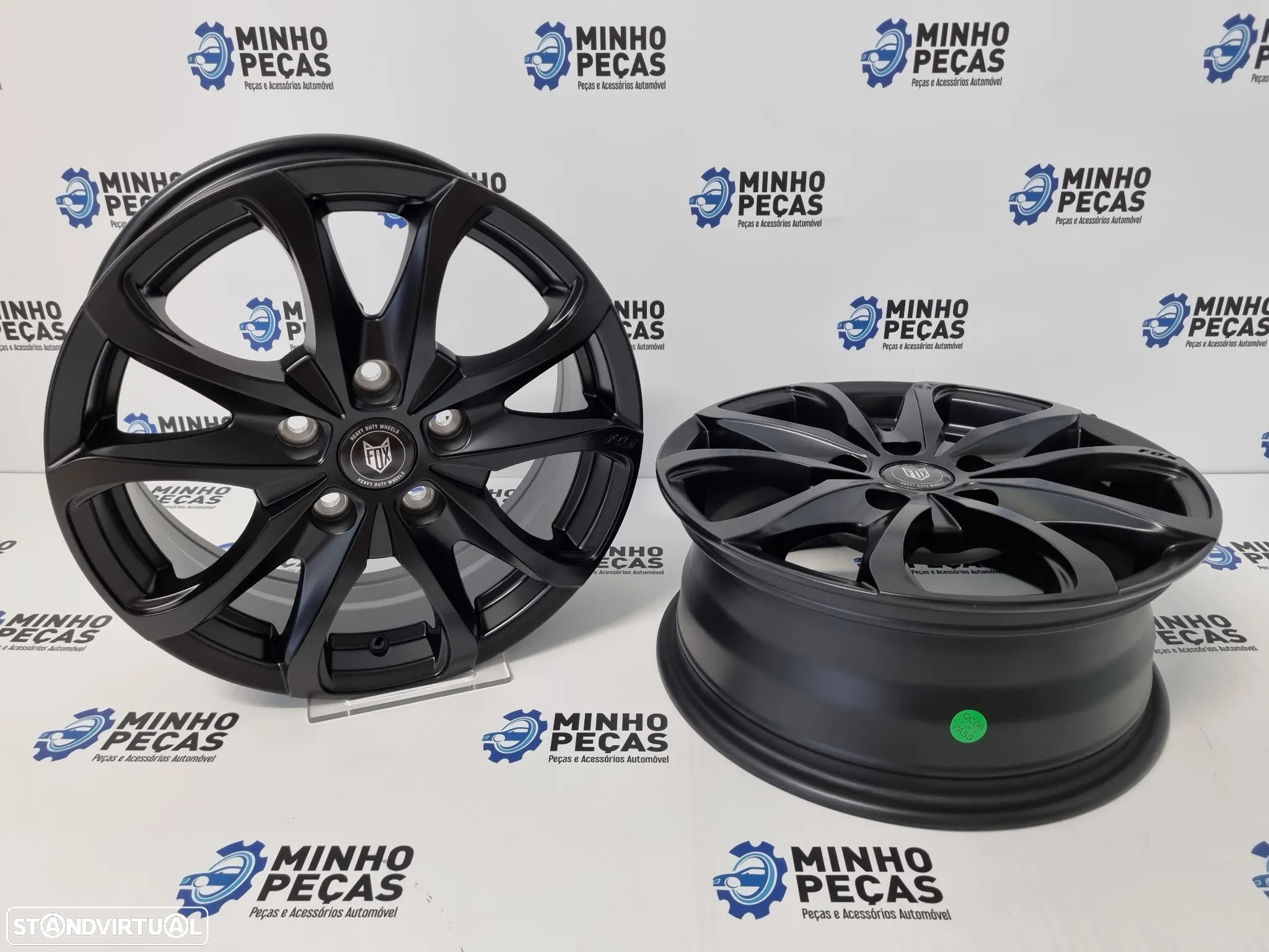 Jantes FOX OPUS em 16 Satin Black (5x118) - 4
