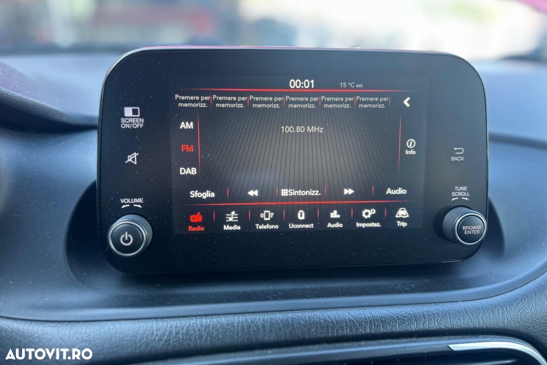 NAVIGATIE TOUCHSCREEN FIAT TIPO - AN 2022 - 1