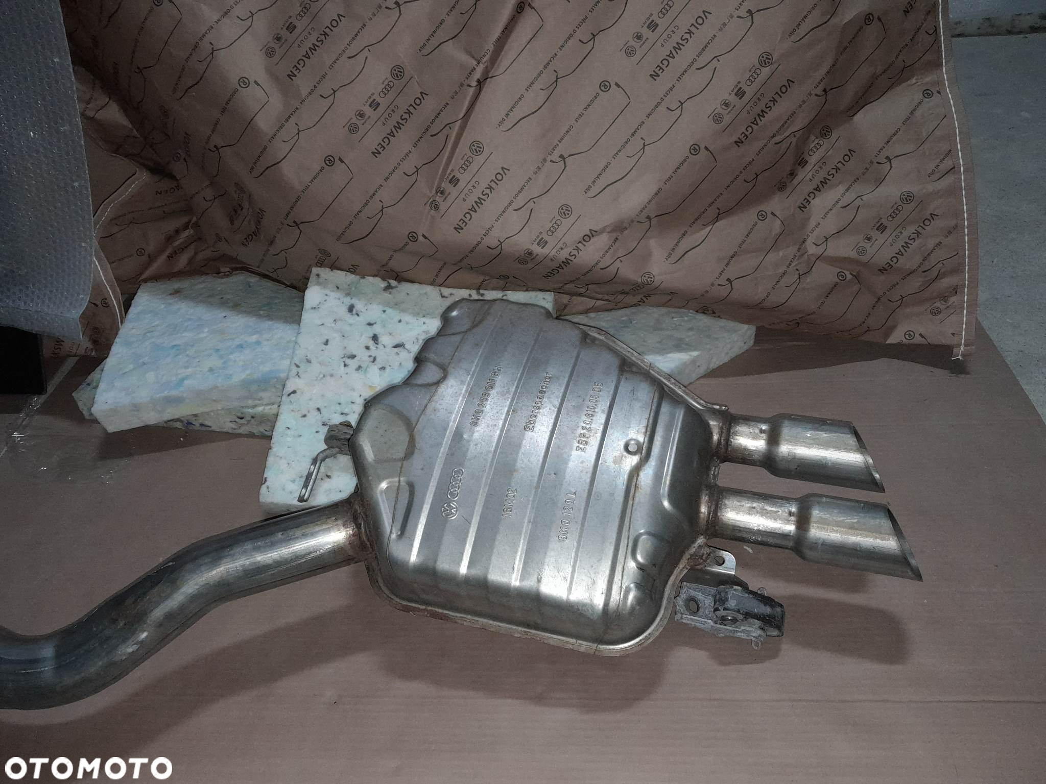 Audi A5 8T Lift wydech tłumik 8T0253078DJ 8K0253611BH - 8