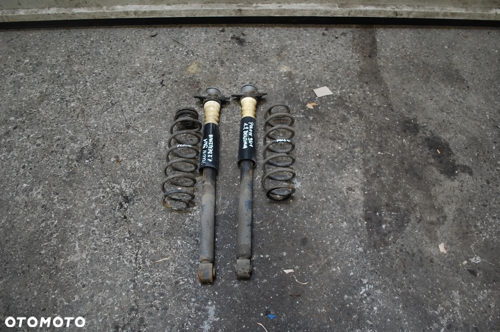 AMORTYZATORY TYŁ TYLNE + SPRĘŻYNY VW POLO IV 9N 1.2 6Q0513025AA SACHS - 1
